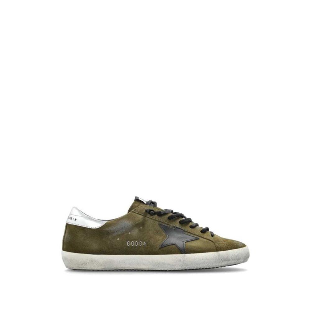 Golden  Goose Men Super-Star Sneakers With Star Patch
